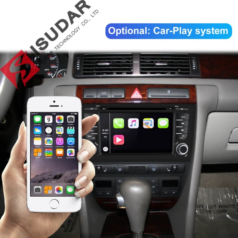 ISUDAR 2 Din Auto radio Android 9 Octa core For Audi/A6/S6/RS6