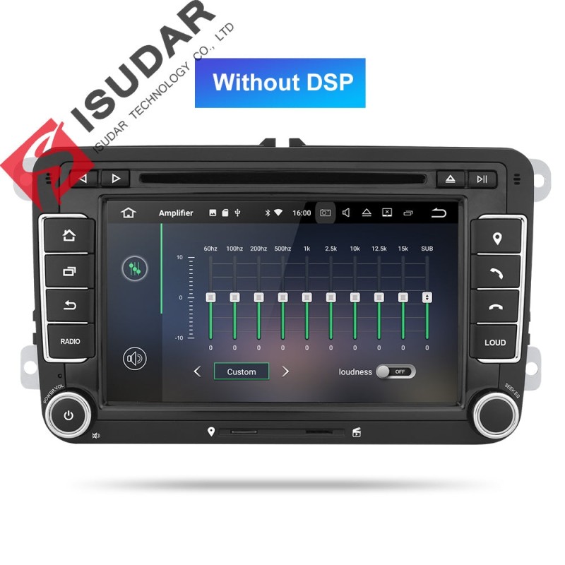 ISUDAR 2 Din Auto Radio Android 9 Octa core For VW/Volkswagen/POLO/Golf/Skoda/Octavia/Seat/Leon