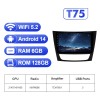 For Mercedes-Benz E-CLASS W211 E200 E220 E300 E350 E240 GLS T75 Android 14 UIS7865 Car Radio
