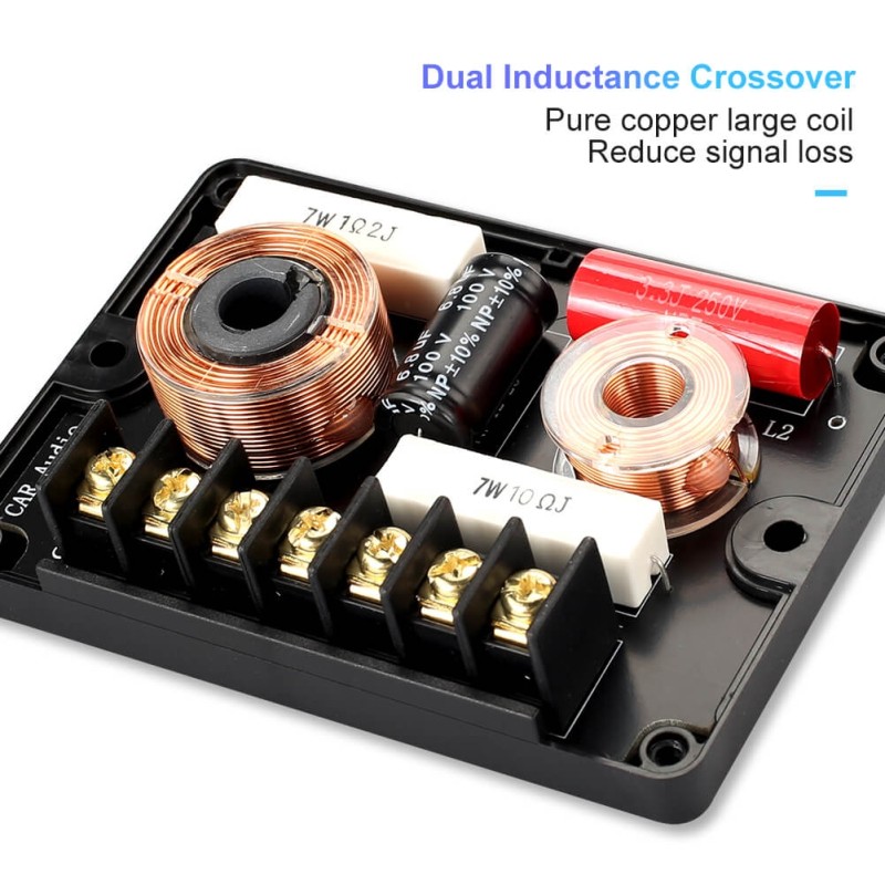 ISUDAR SU602 6.5 Inch Car Component Speaker System 2 Way Auto Audio HiFi Stereo