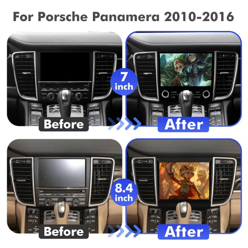 ISUDAR Android 12 Apple Carplay Car Multimedia For Porsche Panamera 2010-2016 head unit RDS