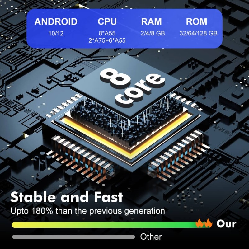 ISUDAR 2K 13.1'' Android 12 Car Multimedia Radio Player Navi For Citroen C4 C-Triomphe C-Quatre 2004-2009