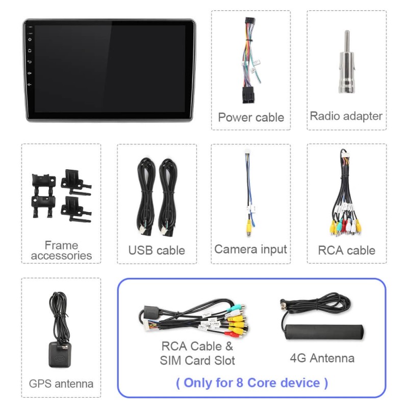 Isudar Car Radio Android 12 For Fiat Ducato 2006 - 2016 Multimedia Player Stereo GPS Navigation Head Unit