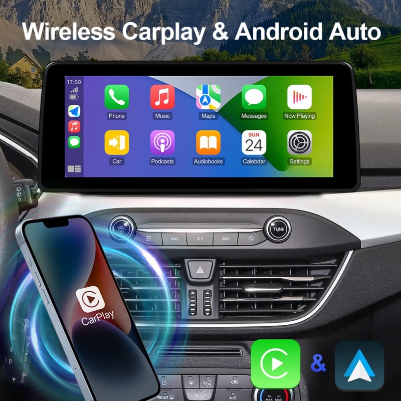 ISUDAR 12.3 Inch Android 12 Car Radio For Ford Focus 2019-2022 Auto Multimedia Stereo Player