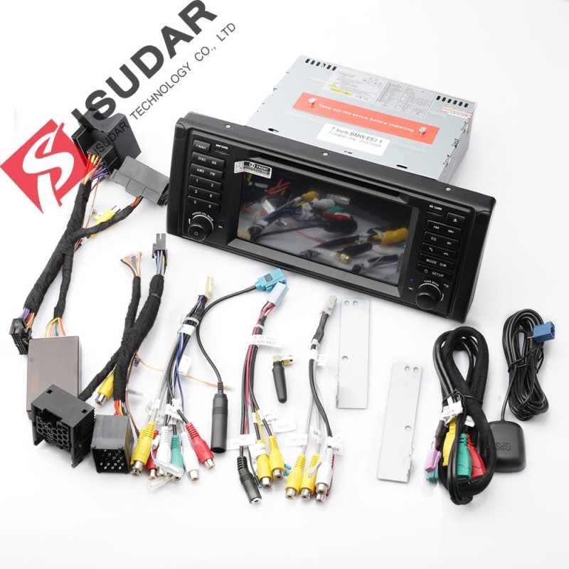 ISUDAR Auto radio Android 9 Octa core For BMW/E39/X5/E53