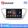 ISUDAR T72 QLED Android 10 Car Radio For Hyundai/Solaris/Verna 2017-