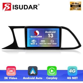 Q6 Qualcomm Android 13 For Seat LEON 2012-2020 9" screen multimedia car radio DSP ADAU