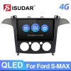 Isudar 8 core RAM 6G Carplay Auto radio For Ford S-Max S Max 2006-2015 GPS Navigation Multimedia