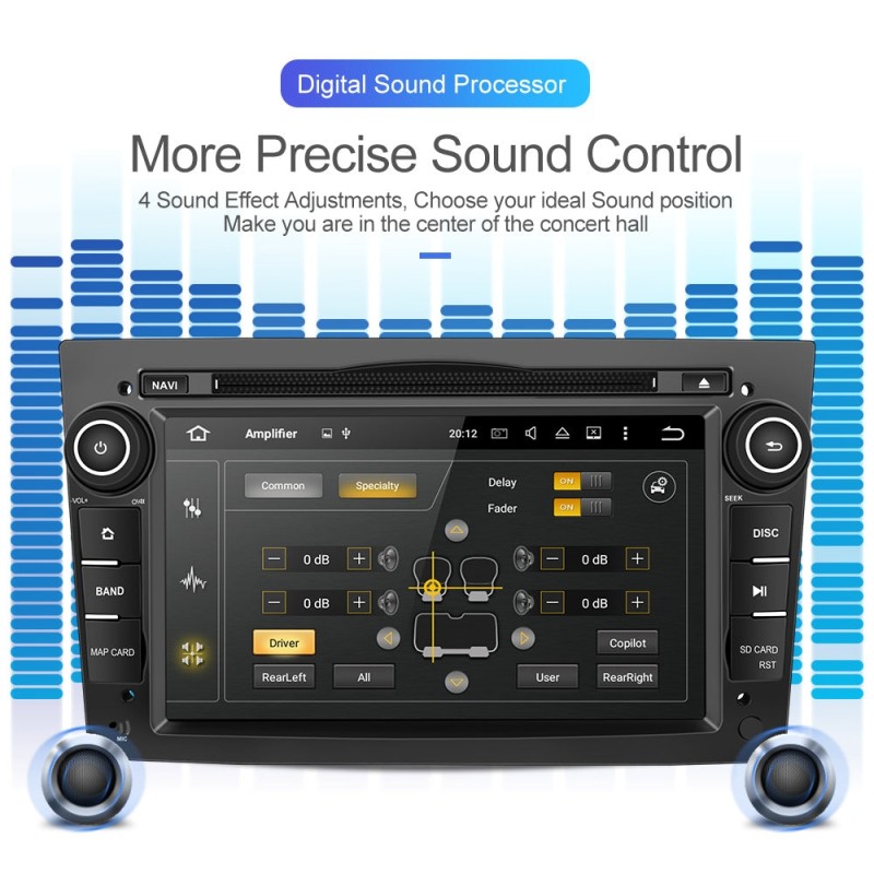 ISUDAR 2 din Auto Radio Octa core Android 9 For OPEL/ASTRA/Zafira/Corsa