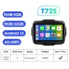 T72 RAM 6G ROM 128G Auto radio For Jeep Renegade 2014 2015 2016 2017 2018