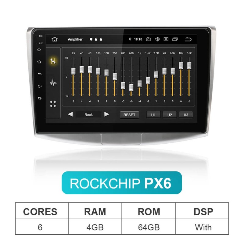 ISUDAR PX6 1 Din Android 10.0 Car Radio For Magotan/CC/Passat B6 B7