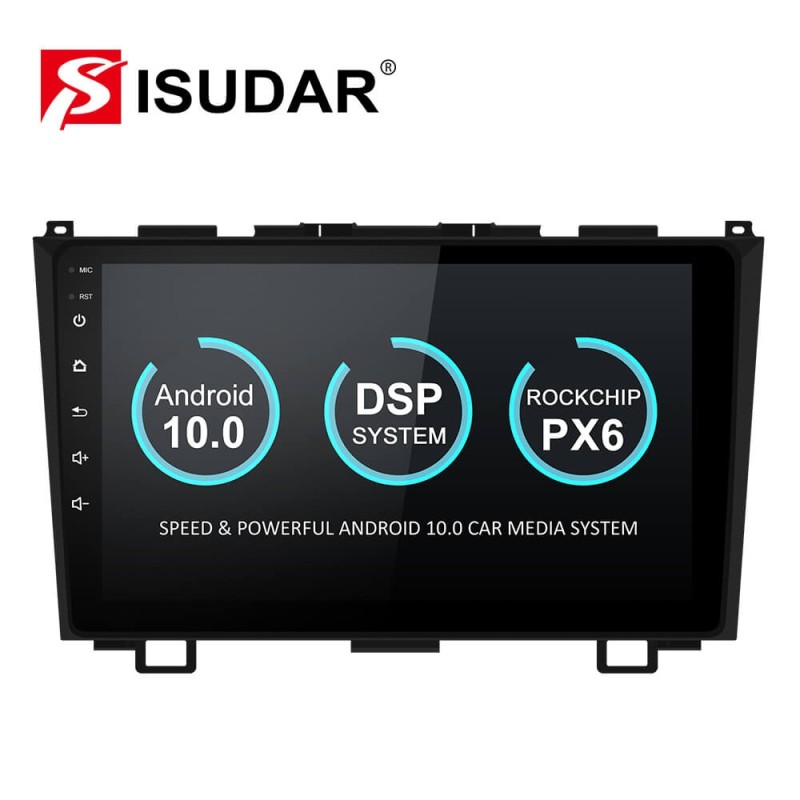 Isudar PX6 Android 10 1 Din Car Multimedia Auto Radio For Honda/CRV/CR-V 2006-2011