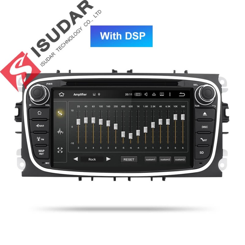 ISUDAR 2 Din Auto radio Android 9 Octa core For FORD/Focus/Mondeo/MAX/Galaxy