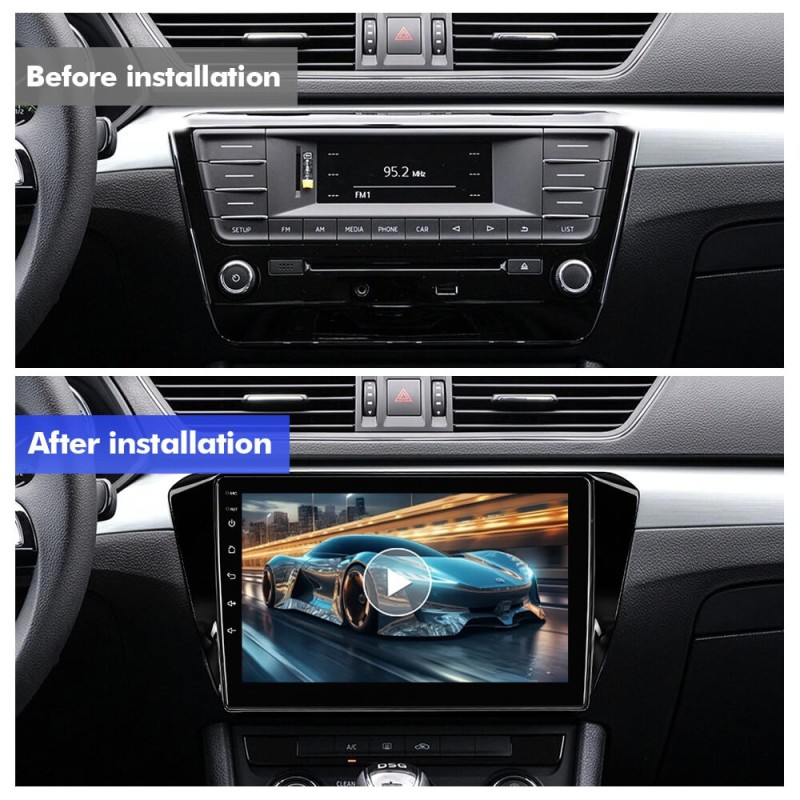 For Skoda Superb 3 2016- T75 Upgrade from T72 Android 14 UIS7865 Car Radio