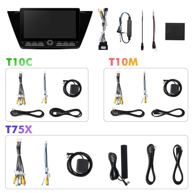 10 inch Android 14 New Design Angle Key 2.0 Touch Screen Car Radio Button Car Stereo For VW/Volkswagen/TOURAN 2016 2017 2018-