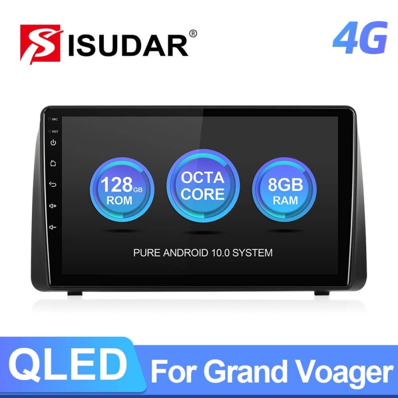 T72 Android 10 Car Radio Voice Command For Chrysler Grand Caravan