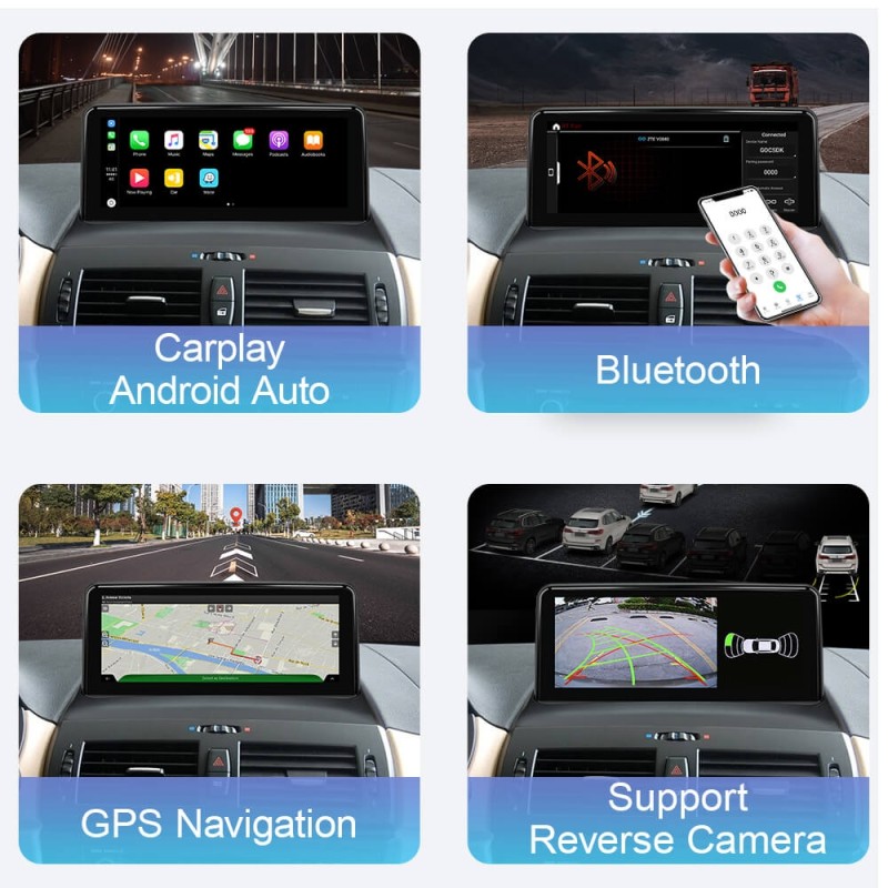 Isudar Qualcomm Car Multimedia For BMW X3 E83 Android 10.0