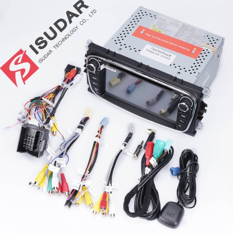 ISUDAR 2 Din Auto radio Android 9 Octa core For FORD/Focus/Mondeo/MAX/Galaxy