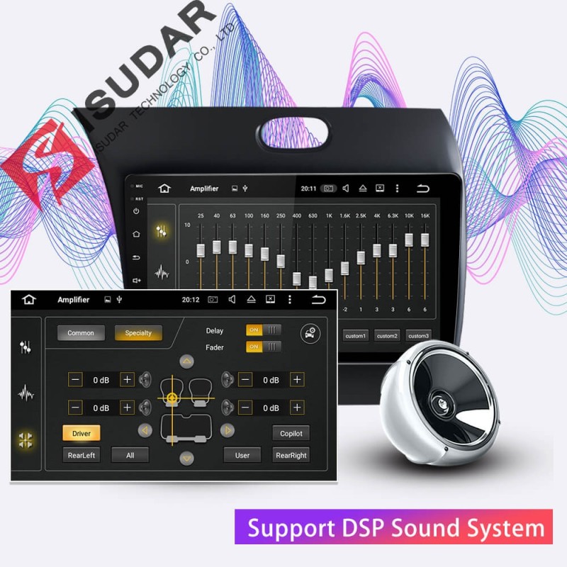 ISUDAR 1 Din Auto Radio Android 9 For Kia CERATO K3 FORTE 2013-2016