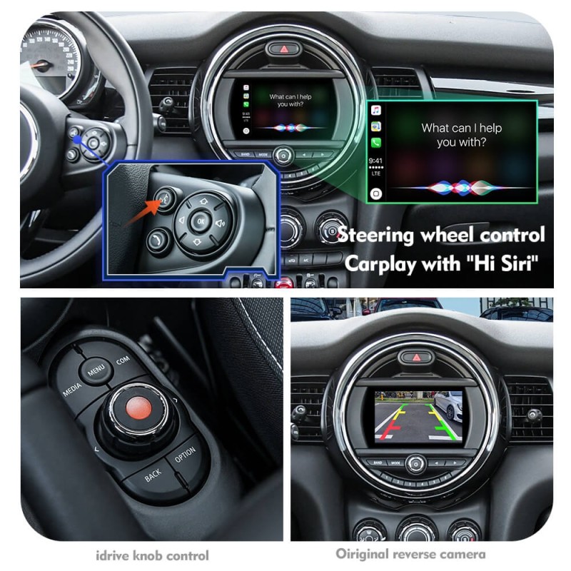For BMW BIS System 6.5"inch Screen Carplay Android Auto Adapter