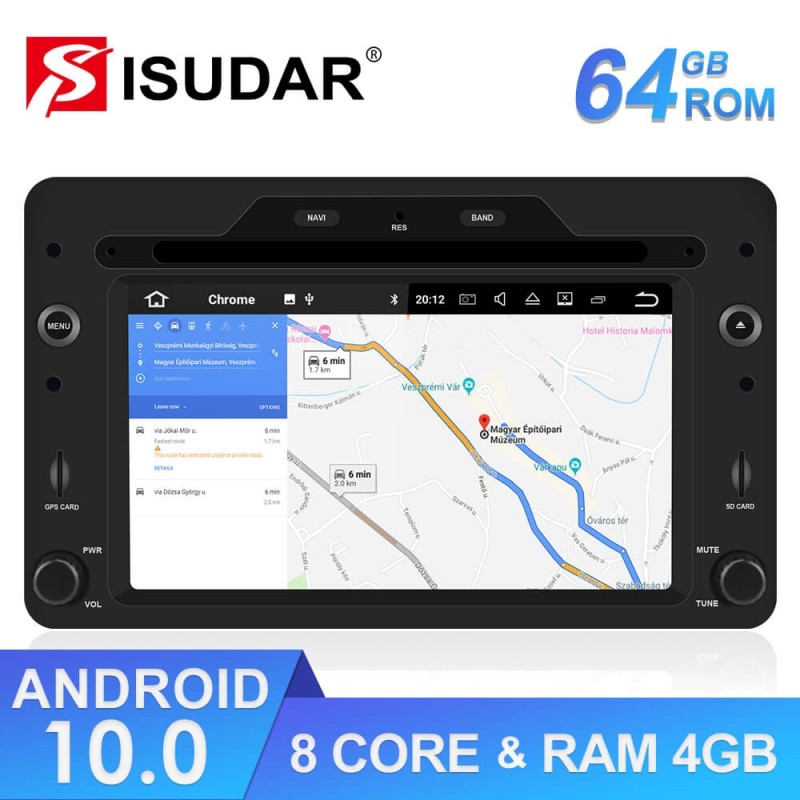 ISUDAR 1 Din Octa core Auto radio Android 10 For Alfa/Romeo/159