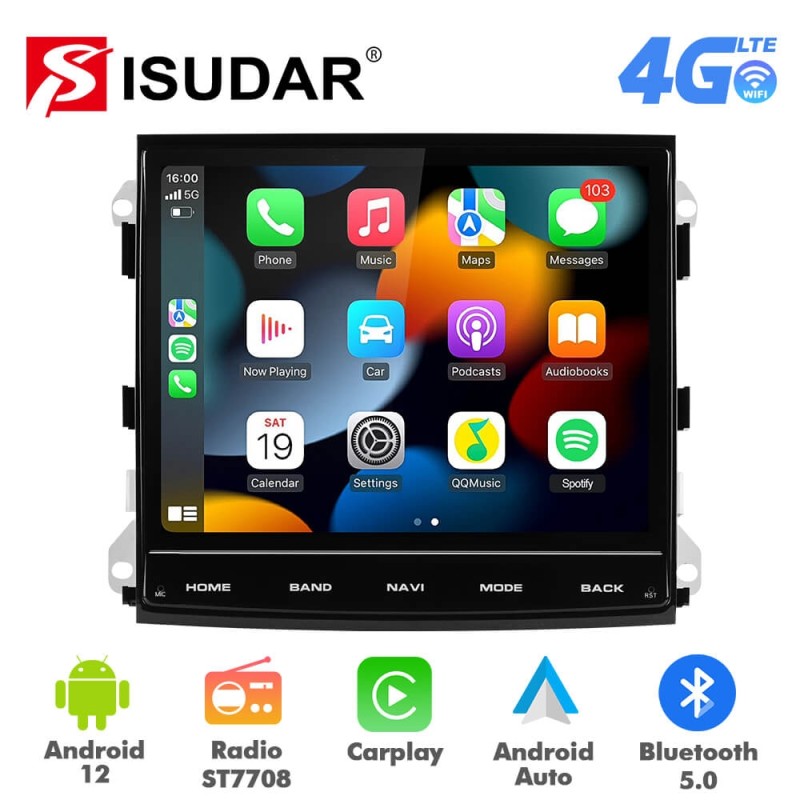 ISUDAR Android 12/Android 10 Car Radio For Porsche Cayenne 2011-2017 PCM 3.1 PCM 4.0 Android Auto GPS Navigation