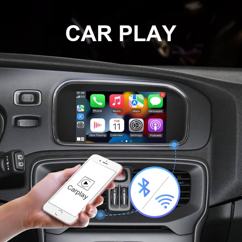 ISUDAR Apple Carplay For V40/V60/XC60/S60/S80L 7 inch 2015-2019 Full Screen