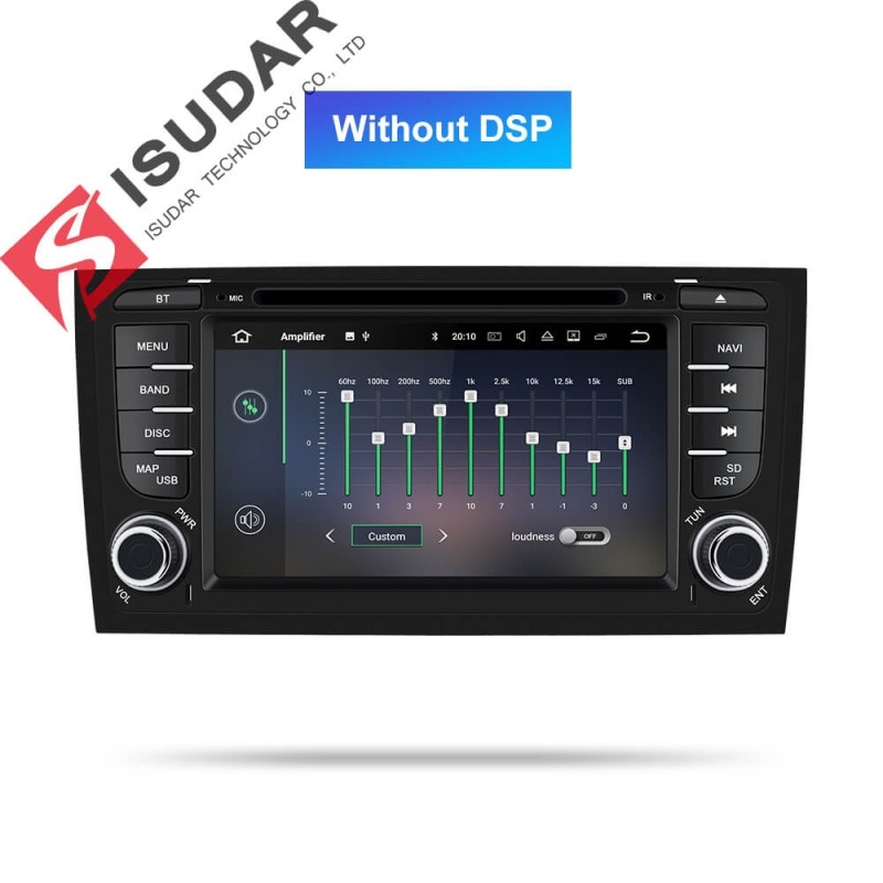 ISUDAR 2 Din Auto radio Android 9 Octa core For Audi/A6/S6/RS6