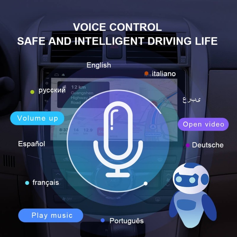 ISUDAR V72 Android 10 Car Radio For Toyota Corolla E140/150 2007-2011