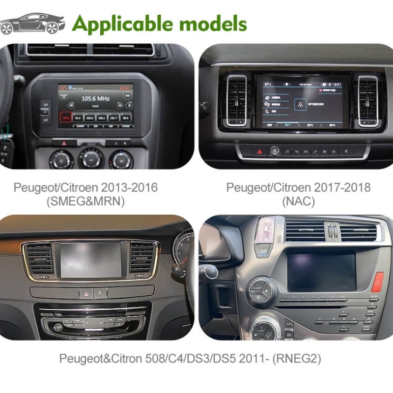 Wireless Carplay Android Auto For Peugeot Citroen RNEG2 & NAC System Picasso C4 C5 DS4 DS3 308 508 DS5 RT6 Ｍodule Box Airplay