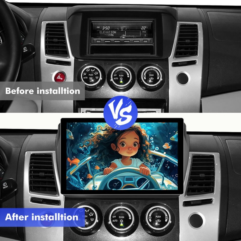 NEW! 11.5” Android 13 For MITSUBISHI PAJERO SPORT/L200/TRITON Car Radio GPS