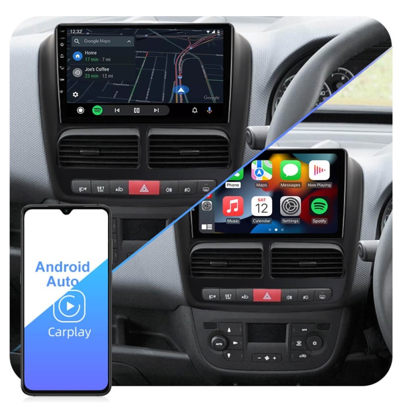 T72 8 Core Carplay Android Auto Radio For Fiat Doblo 2010-2015 Combo 2011-2018