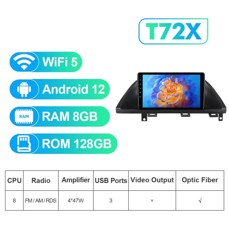 NEW! Android 10-Android 13 QLED Android Auto 9” Car Radio For Honda Odyssey 2005 - 2010