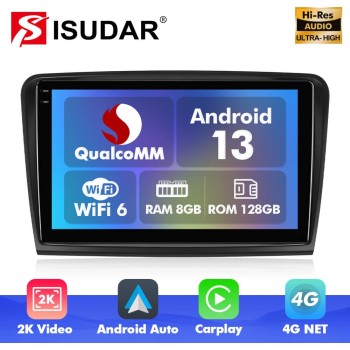Q6 Qualcomm Android 13 For Volkswagen Skoda Superb 2008-201410" screen multimedia car radio DSP ADAU