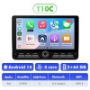 10 inch Android 14 New Design Angle Key 2.0 Touch Screen Car Radio Button Car Stereo For Volkswagen VW Transporter Multivan T5 Caravel