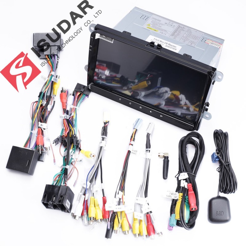 ISUDAR 1 Din Auto radio Android 10 Octa core For VW/Golf/Tiguan