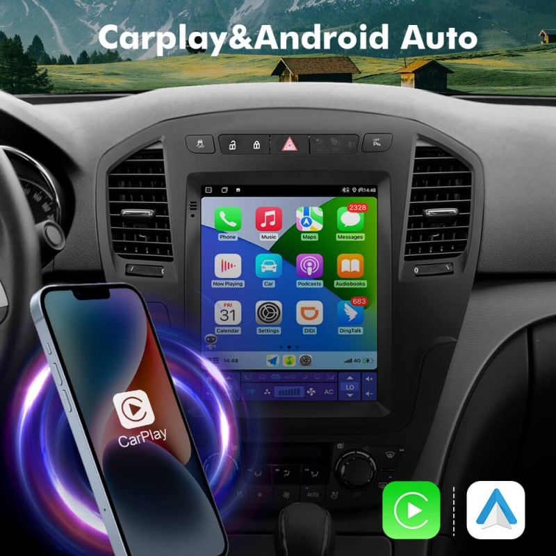 ISUDAR Android 12 Vetical Tesla Screen Car Radio For Opel insignia vauxhall holden/Buick Regal 2009-2013