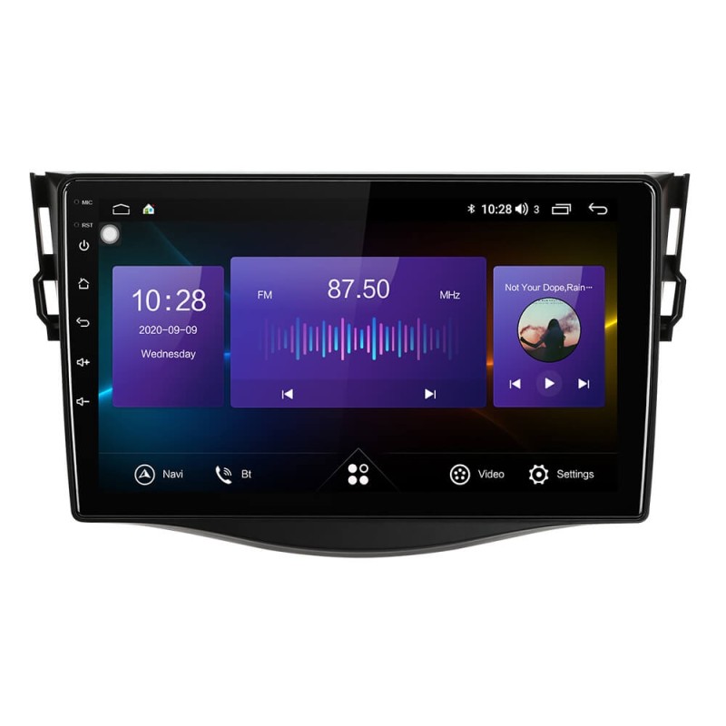 Isudar V72 QLED Android 10 Auto Radio For Toyota RAV4 2007-2012
