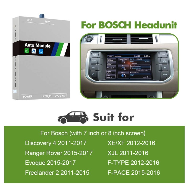 ISUDAR Carplay samrtbox For Land Rover/Range Rover/Evoque/Discovery 4 LR4 Jaguar/XE/XF