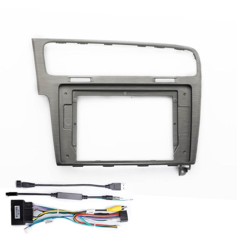 Fascias Panel Decorative Frame For Volkswagen Golf 7 MK7 2013 -2017 Golf 7.5 MK7.5 MIB Video Panel