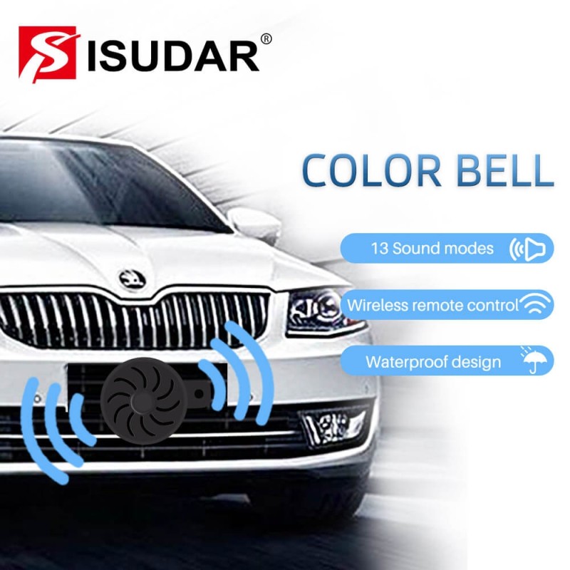 ISUDAR Car Speaker Wireless Control Ringtones