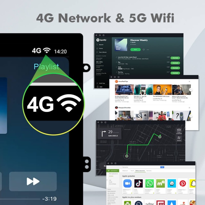 ISUDAR Android 12 Tesla Style Vertical Screen Car Radio for Mitsubishi Outlander XI 2 2008-2011 Multimedia Player