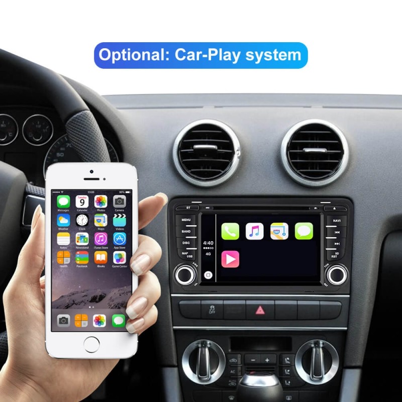ISUDAR 2 Din Auto radio Android 10 Octa core For Audi A3 8P/A3