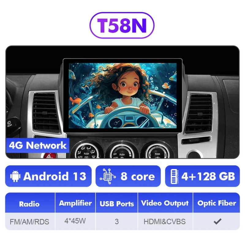 NEW! 11.5” Android 13 For MITSUBISHI PAJERO SPORT/L200/TRITON Car Radio GPS