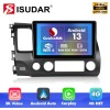 For Civic/Honda 2006-2009 2012 Q6 Qualcomm Android 13 10.1" screen music car radio DSP ADAU