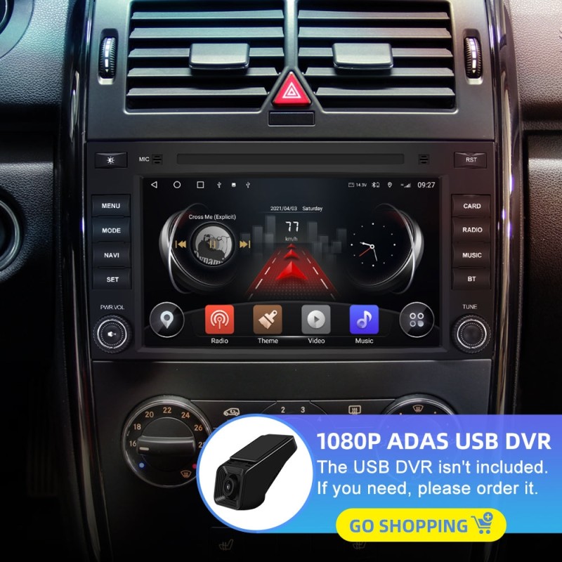 Clearance Sale！ISUDAR 1 Din Android Voice control Car Radio For Mercedes/Benz/B200/B-class