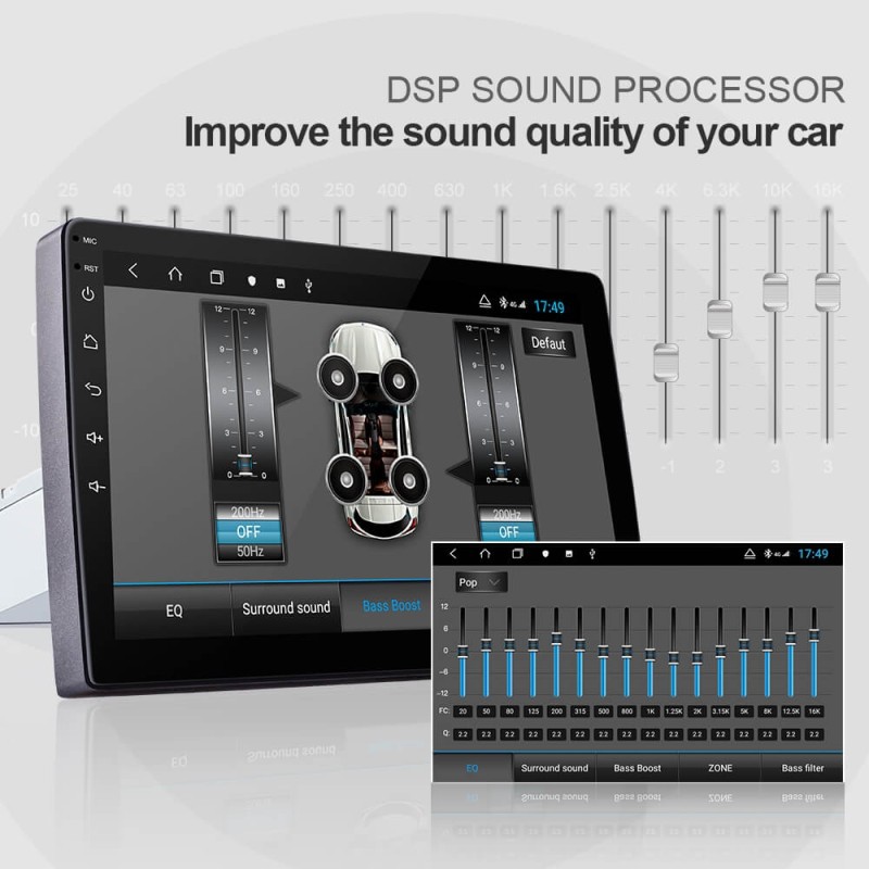 Isudar H53 4G Android 1 Din Auto Radio For Toyota/RAV4