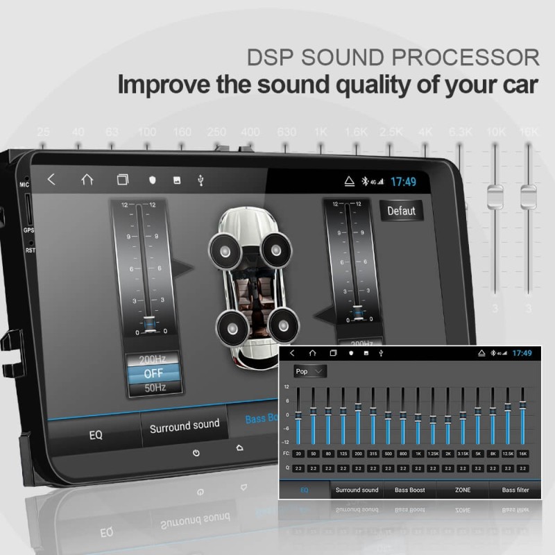 ISUDAR H53 1 Din Android Car Radio For Volkswagen/POLO/PASSAT