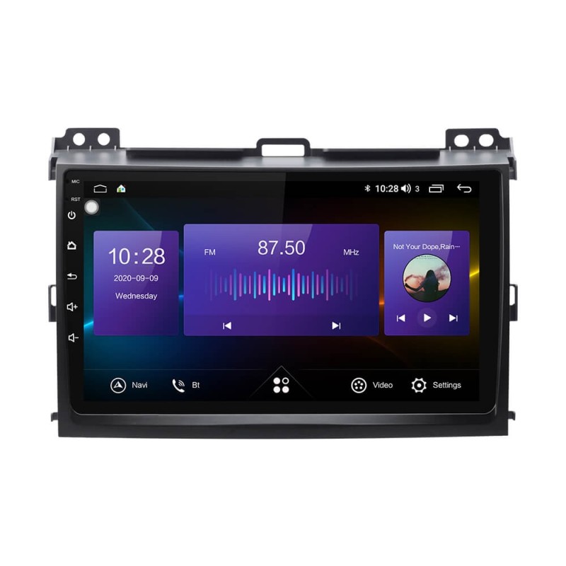 Isudar Auto radio 8 core GPS For TOYOTA/Prado J120 2004-2009