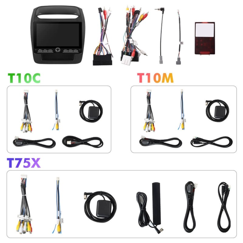 10 inch Android 14 New Design Angle Key 2.0 Touch Screen Car Radio Button Car Stereo For Kia Sorento MK3 2014-2015